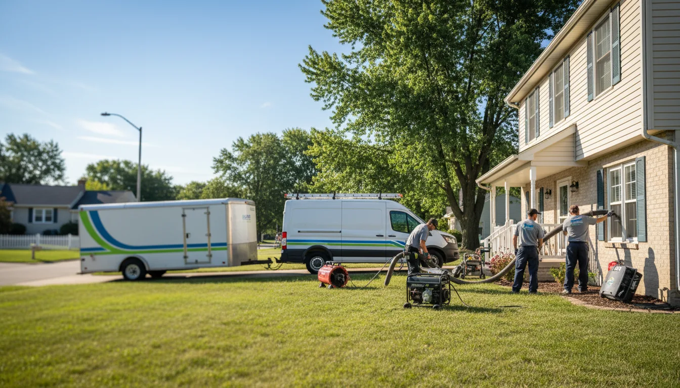 Flooded Basement Restoration And Cleanup With Repair in Fayetteville, NY near me